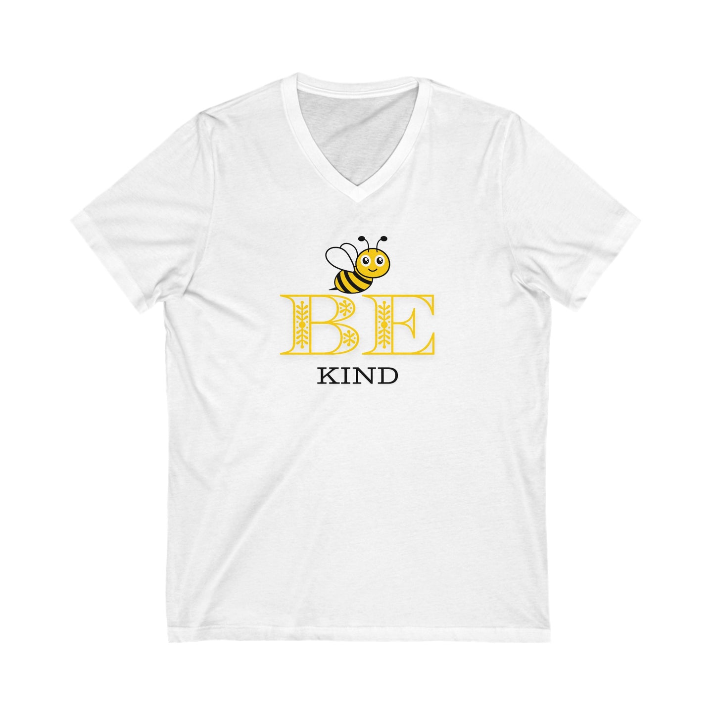Be Kind -Unisex Jersey Short Sleeve V-Neck Tee
