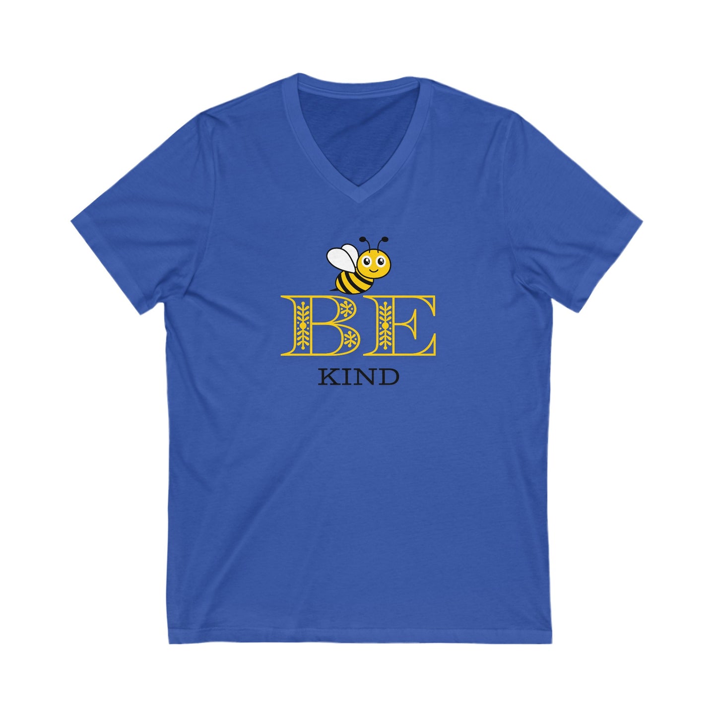 Be Kind -Unisex Jersey Short Sleeve V-Neck Tee