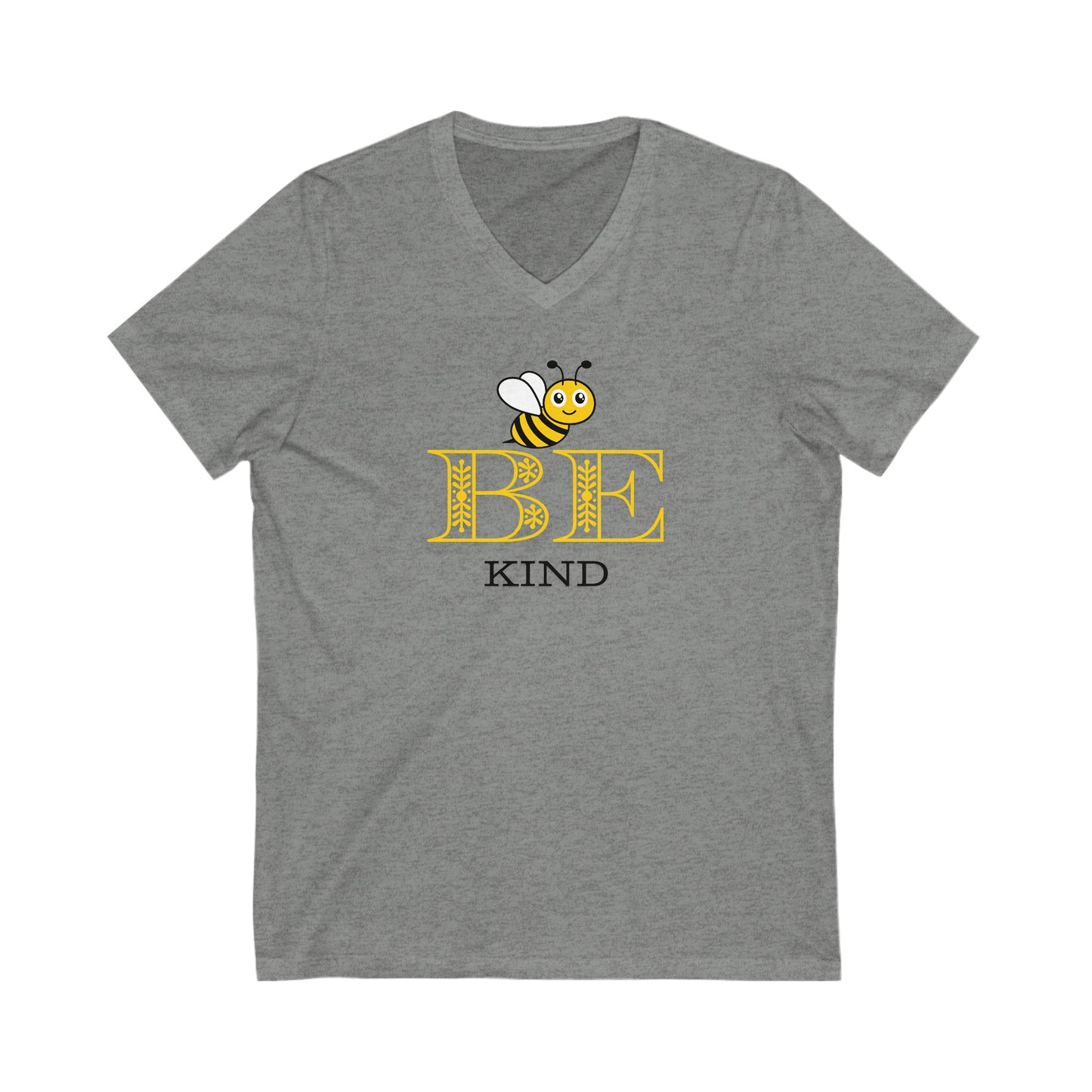 Be Kind -Unisex Jersey Short Sleeve V-Neck Tee