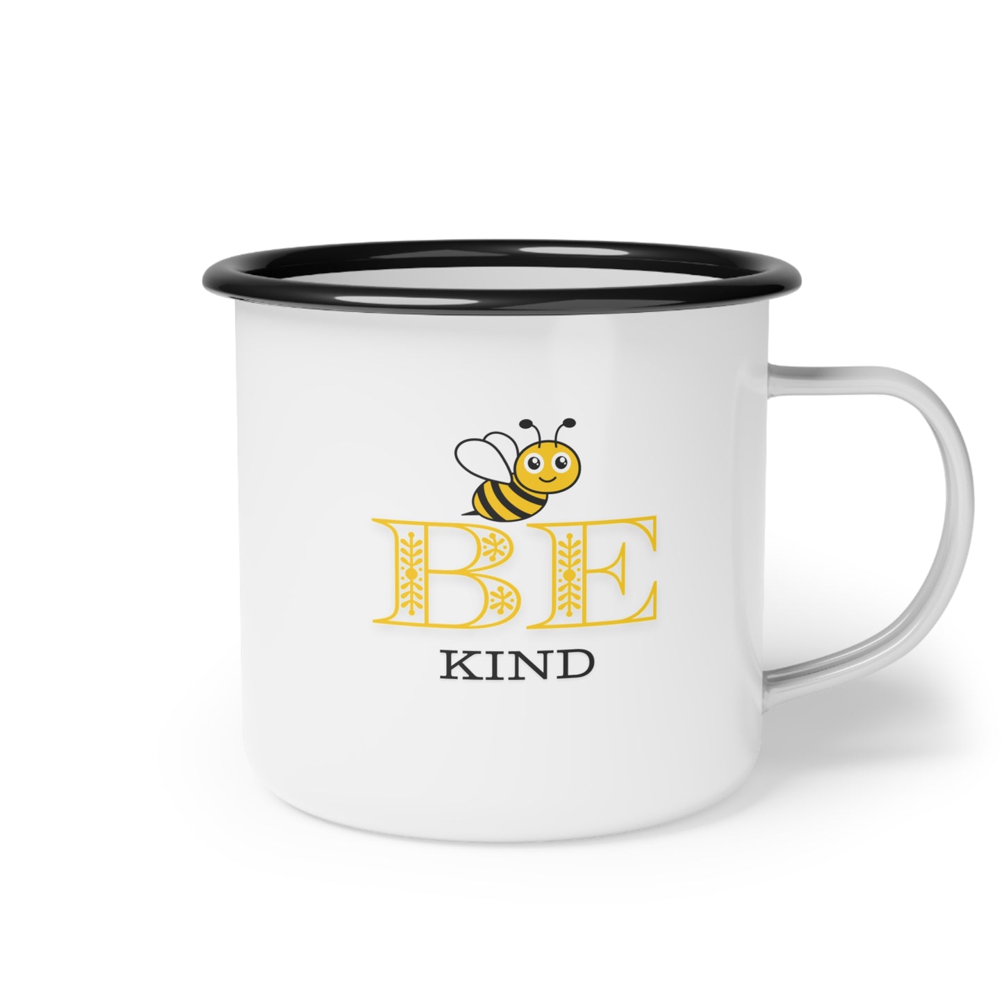 Be Kind- Enamel Camp Cup- BPA and lead free 12oz (0.35 l)