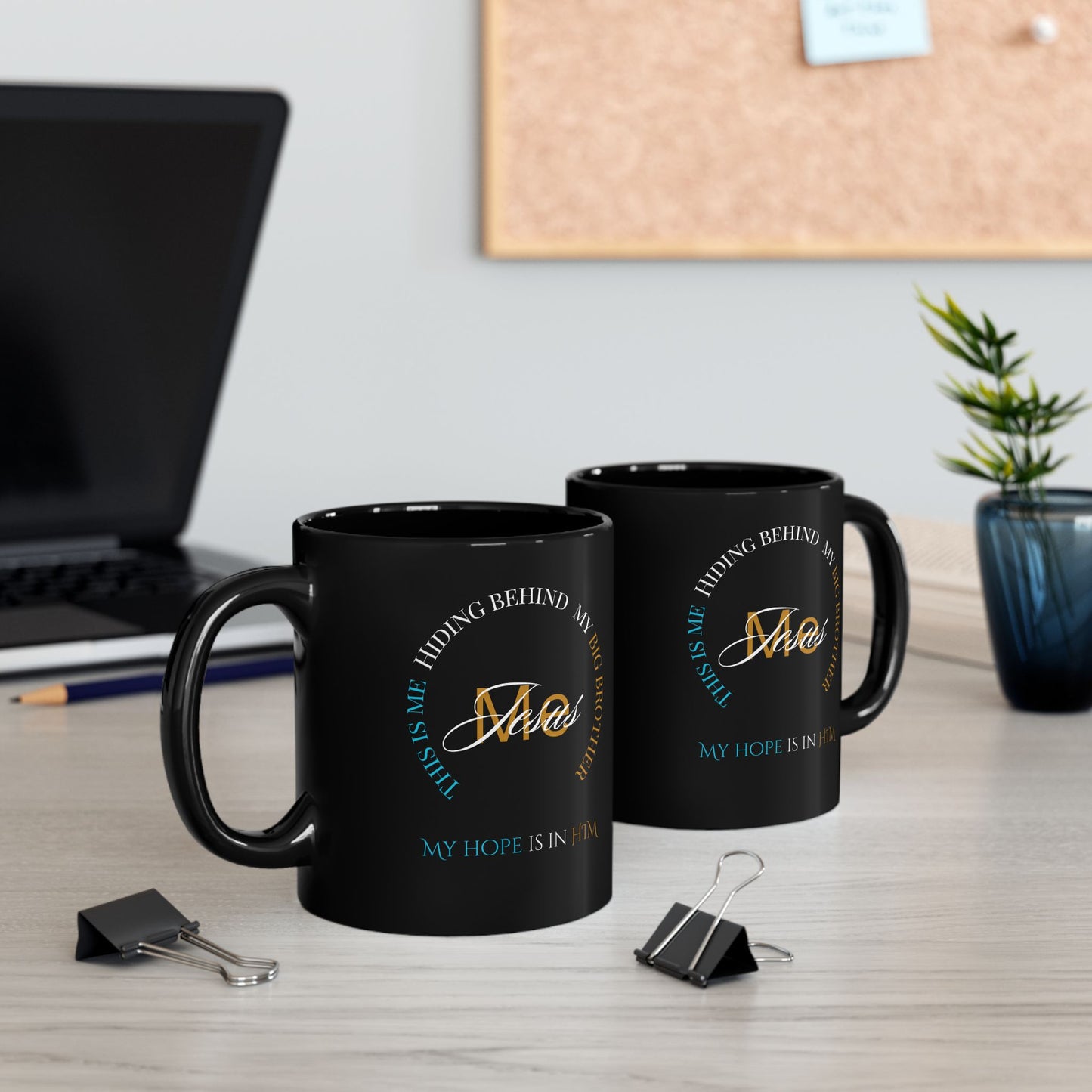Jesus and Me Ceramic Mug- Durable ceramic in 11-ounce and 15-ounce sizes.