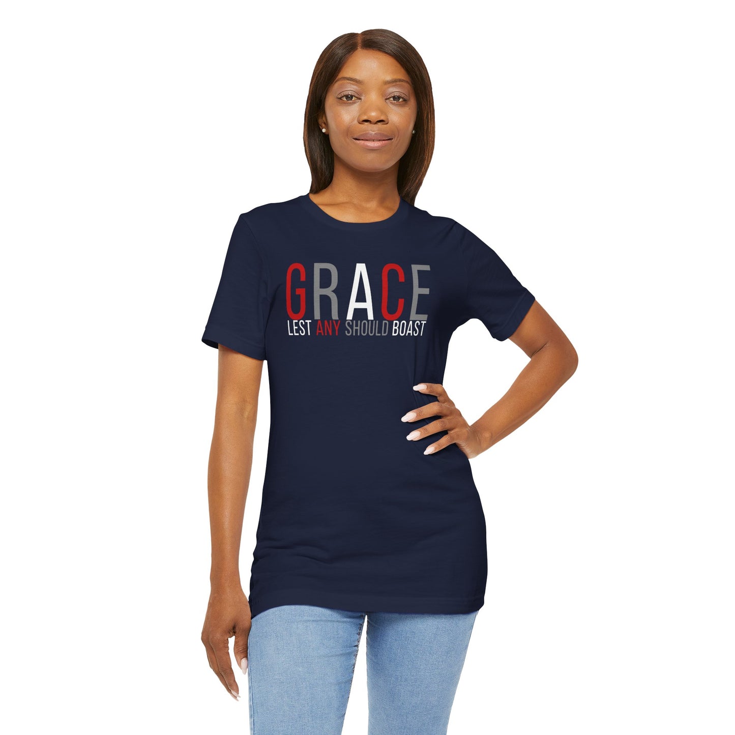 GRACE- Unisex Jersey Short Sleeve Tee