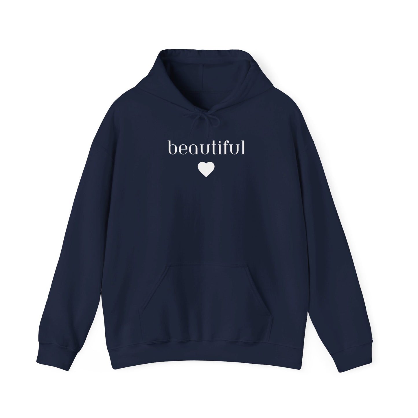 Beautiful- Unisex Heavy Blend™ Hooded Sweatshirt- Dark