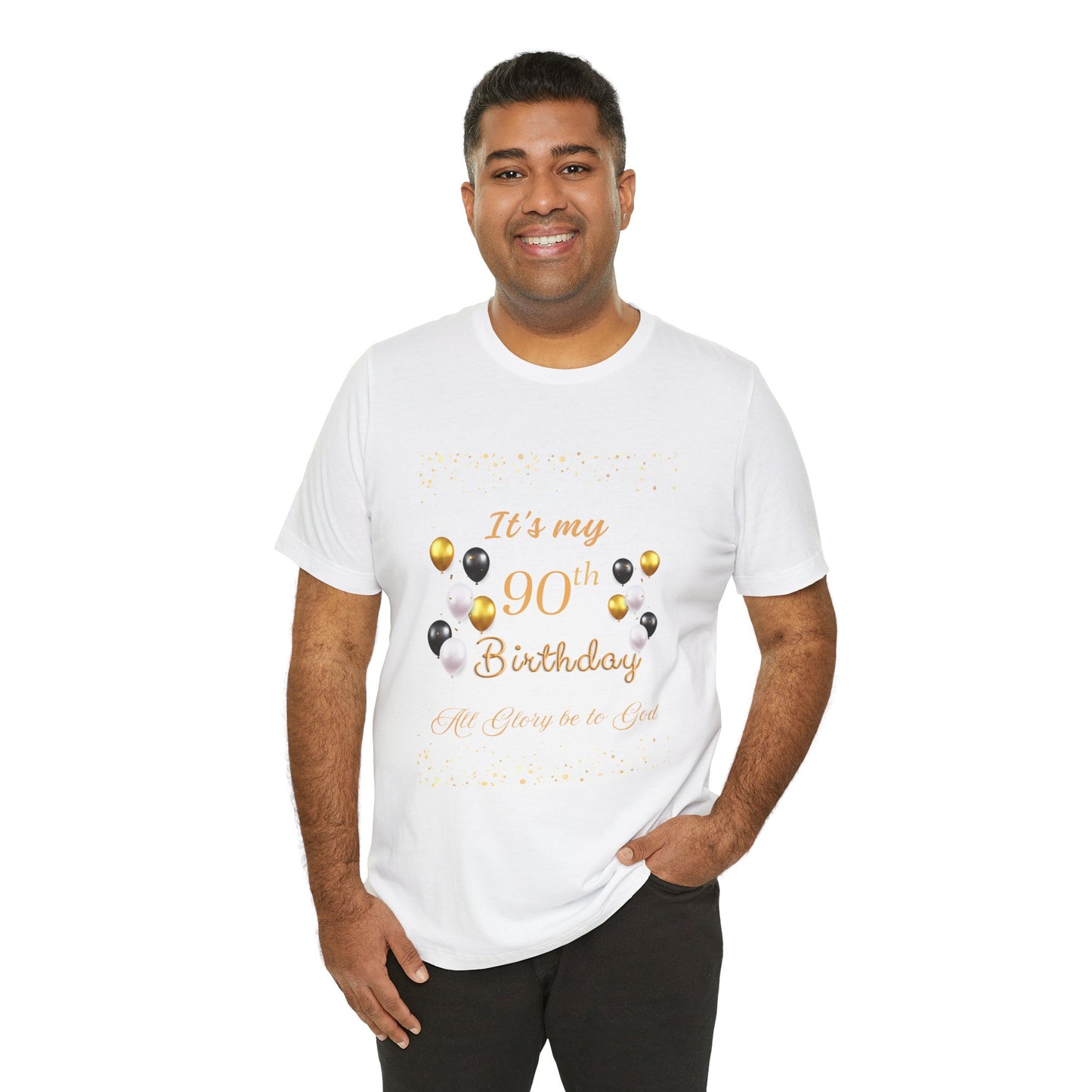 Happy Birthday Unisex Jersey Short Sleeve Tee