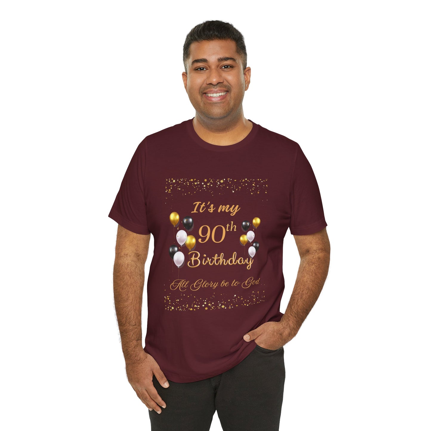 Happy Birthday Unisex Jersey Short Sleeve Tee