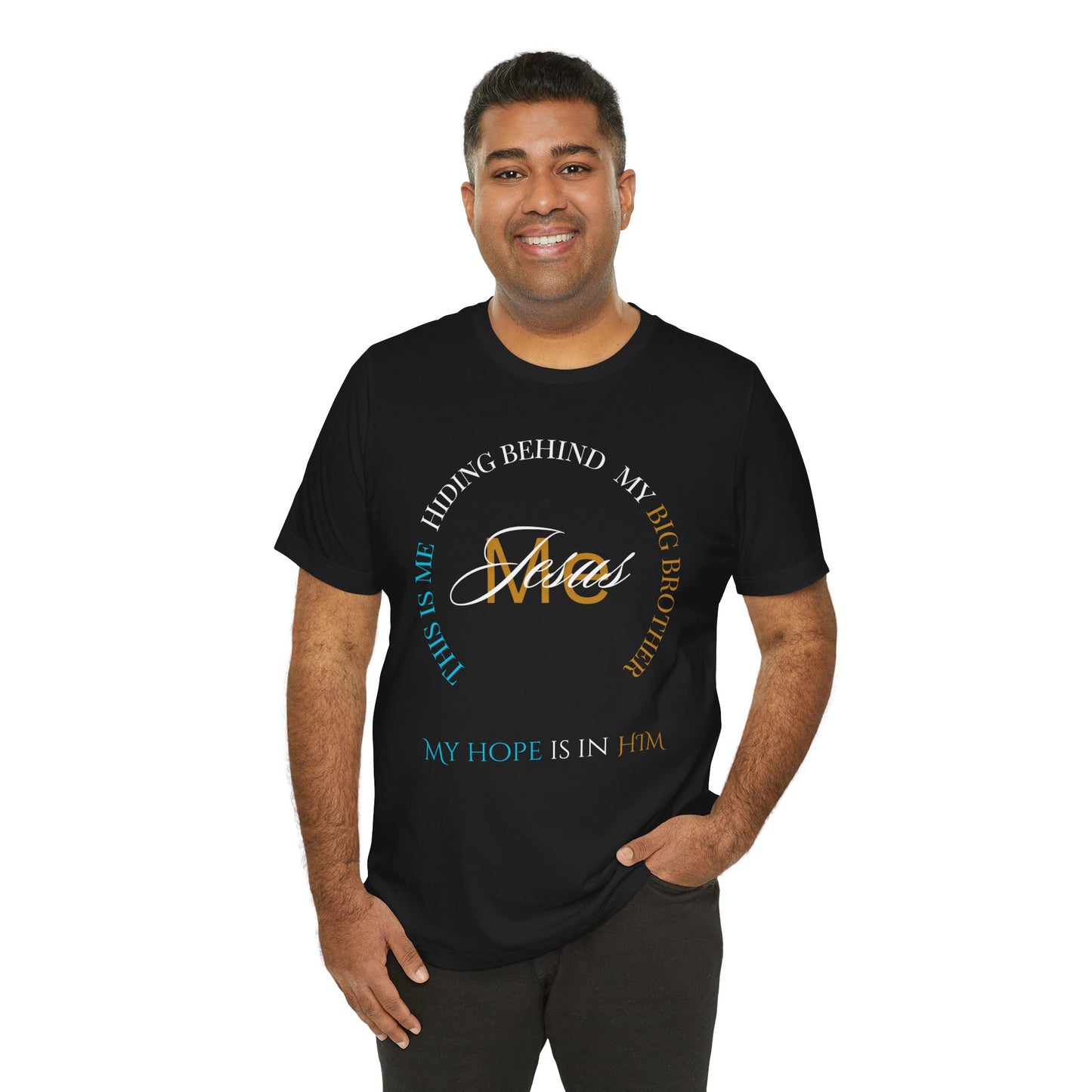 Jesus and Me unisex jersey short sleeve T-shirt -Dark