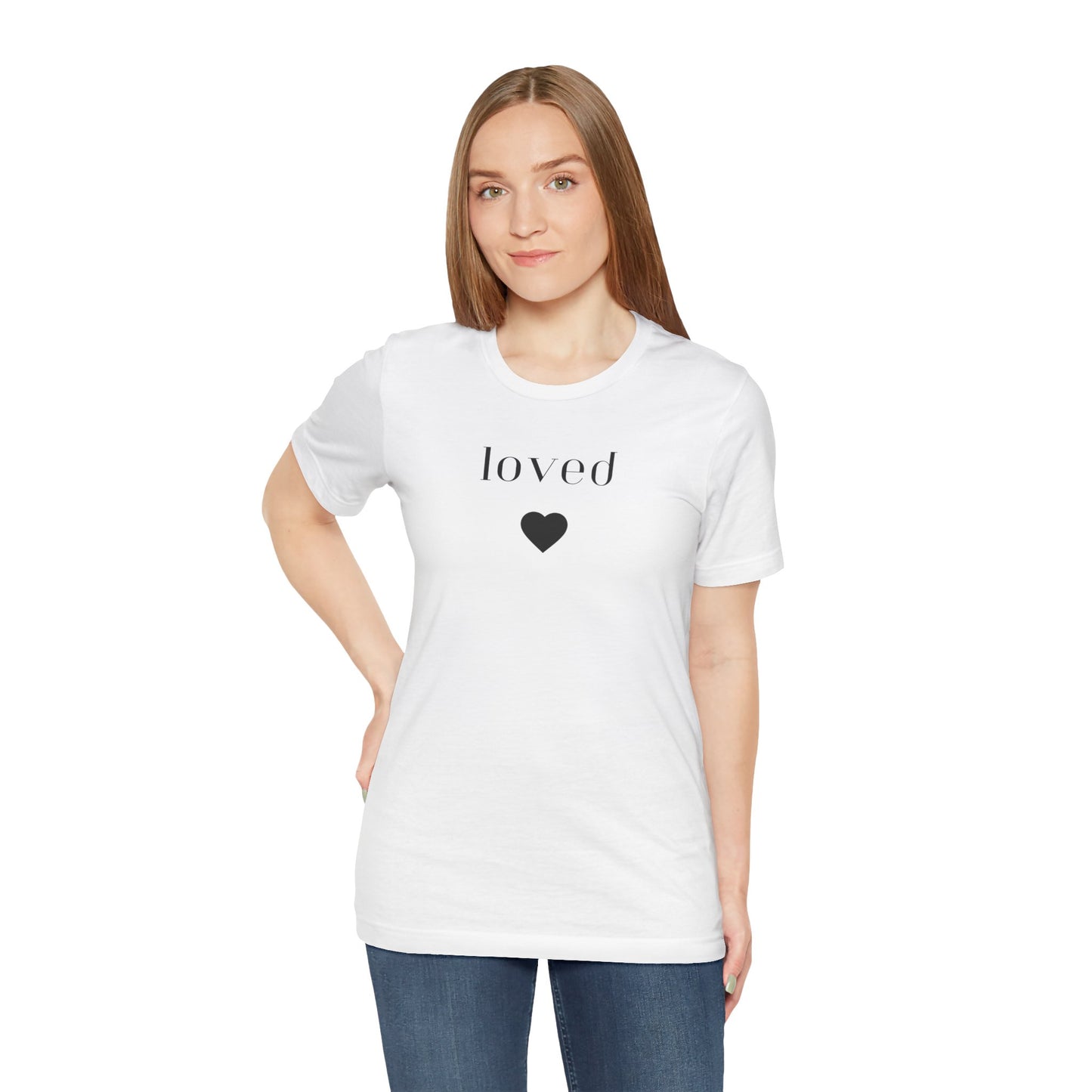 Loved - unisex jersey short sleeve tee-Light