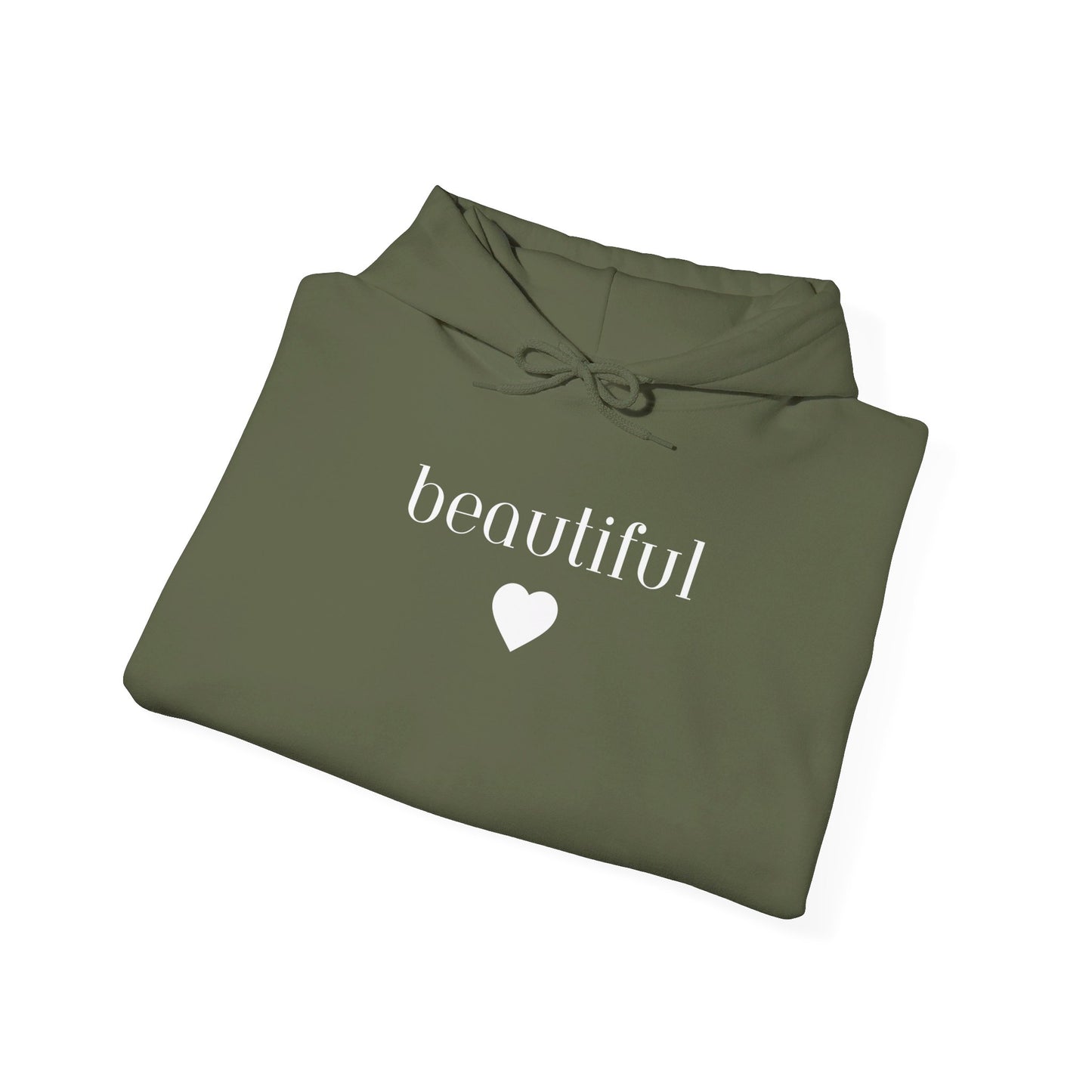 Beautiful- Unisex Heavy Blend™ Hooded Sweatshirt- Dark