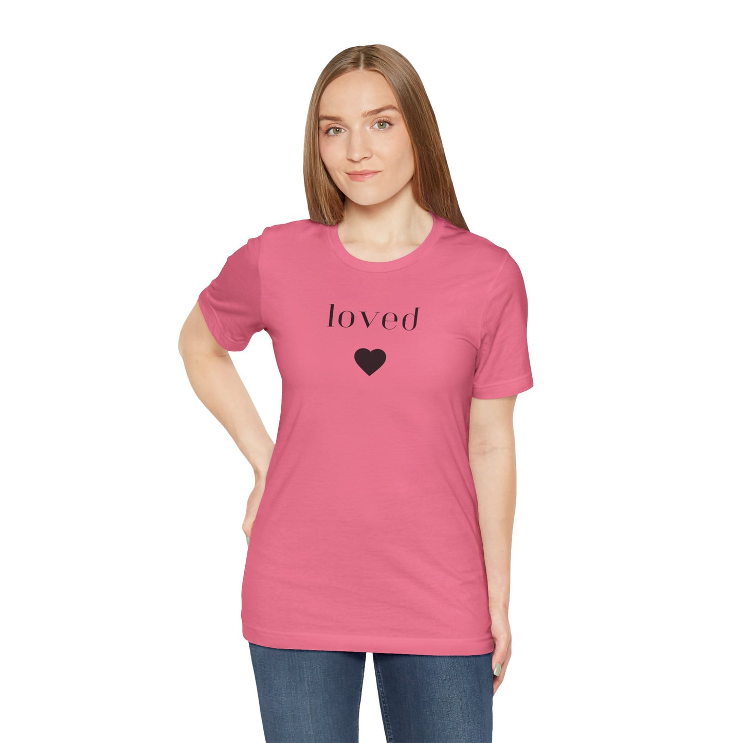 Loved - unisex jersey short sleeve tee-Light