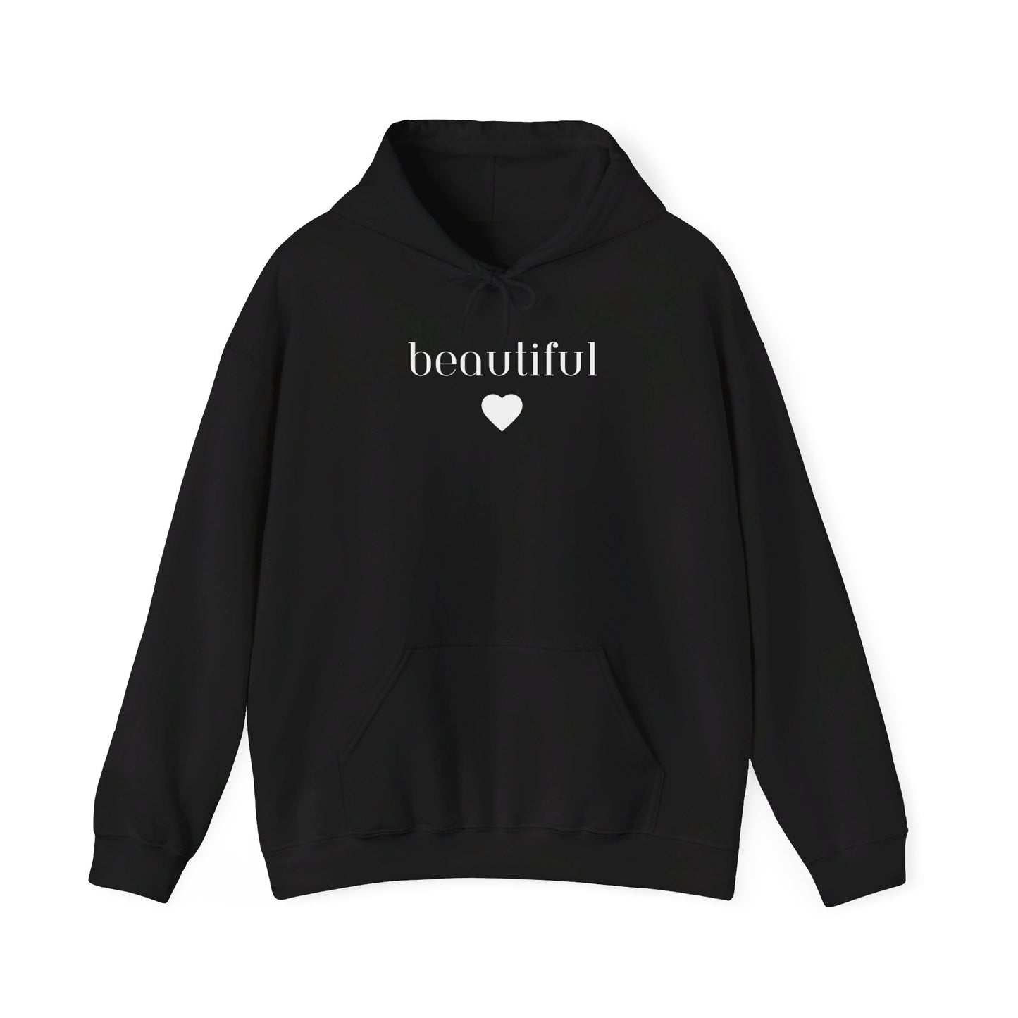Beautiful- Unisex Heavy Blend™ Hooded Sweatshirt- Dark