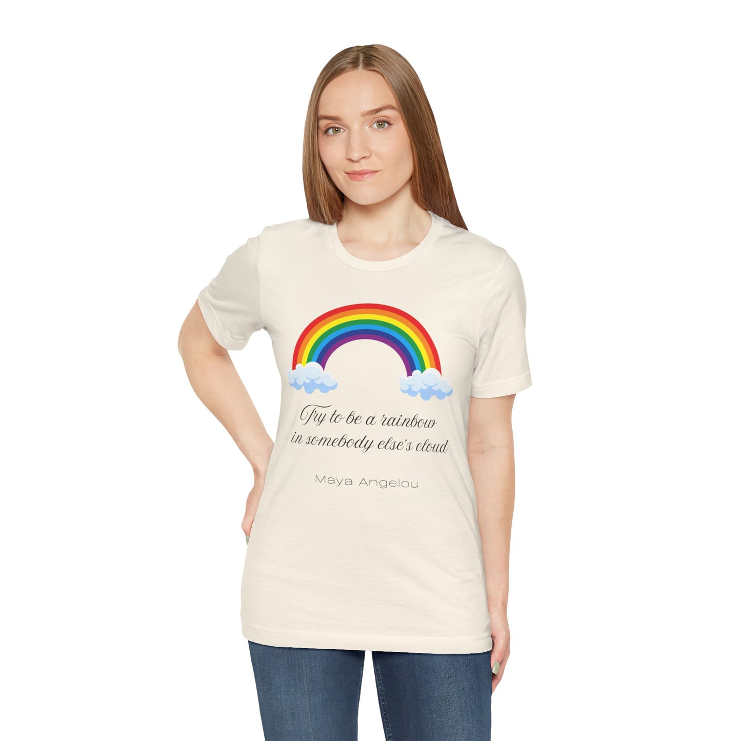 Rainbow Unisex Jersey Short Sleeve Tee