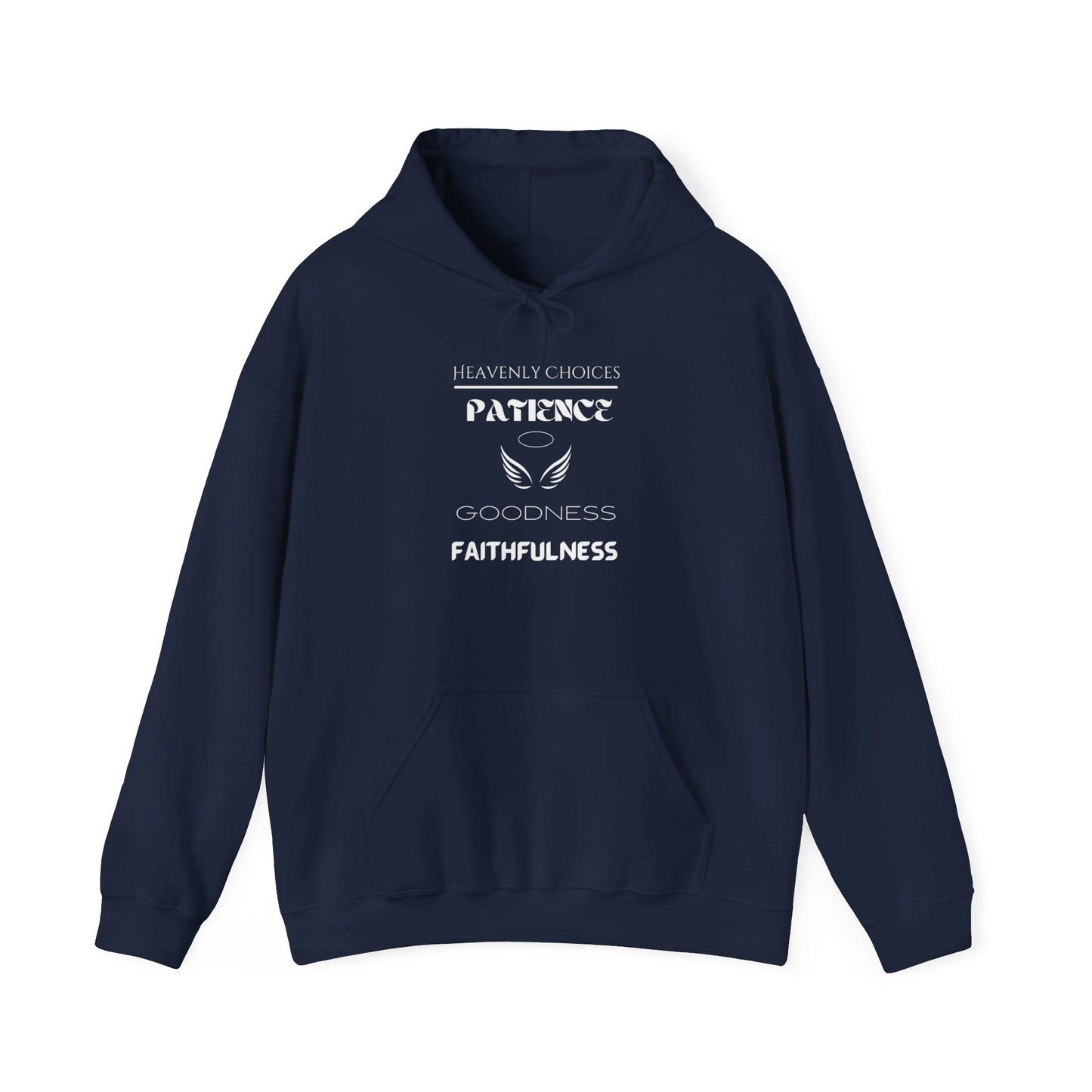 Heavenly Choices- Dark Patience- Hooded Sweatshirt