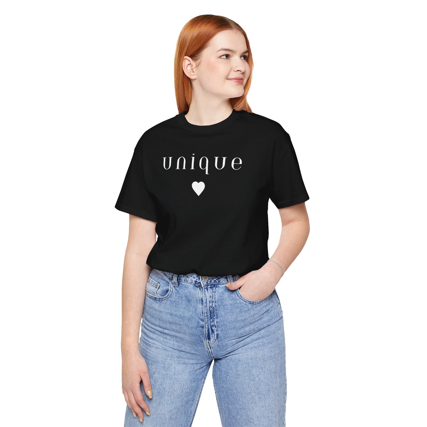 Unique- Unisex Jersey Short Sleeve Tee- Dark