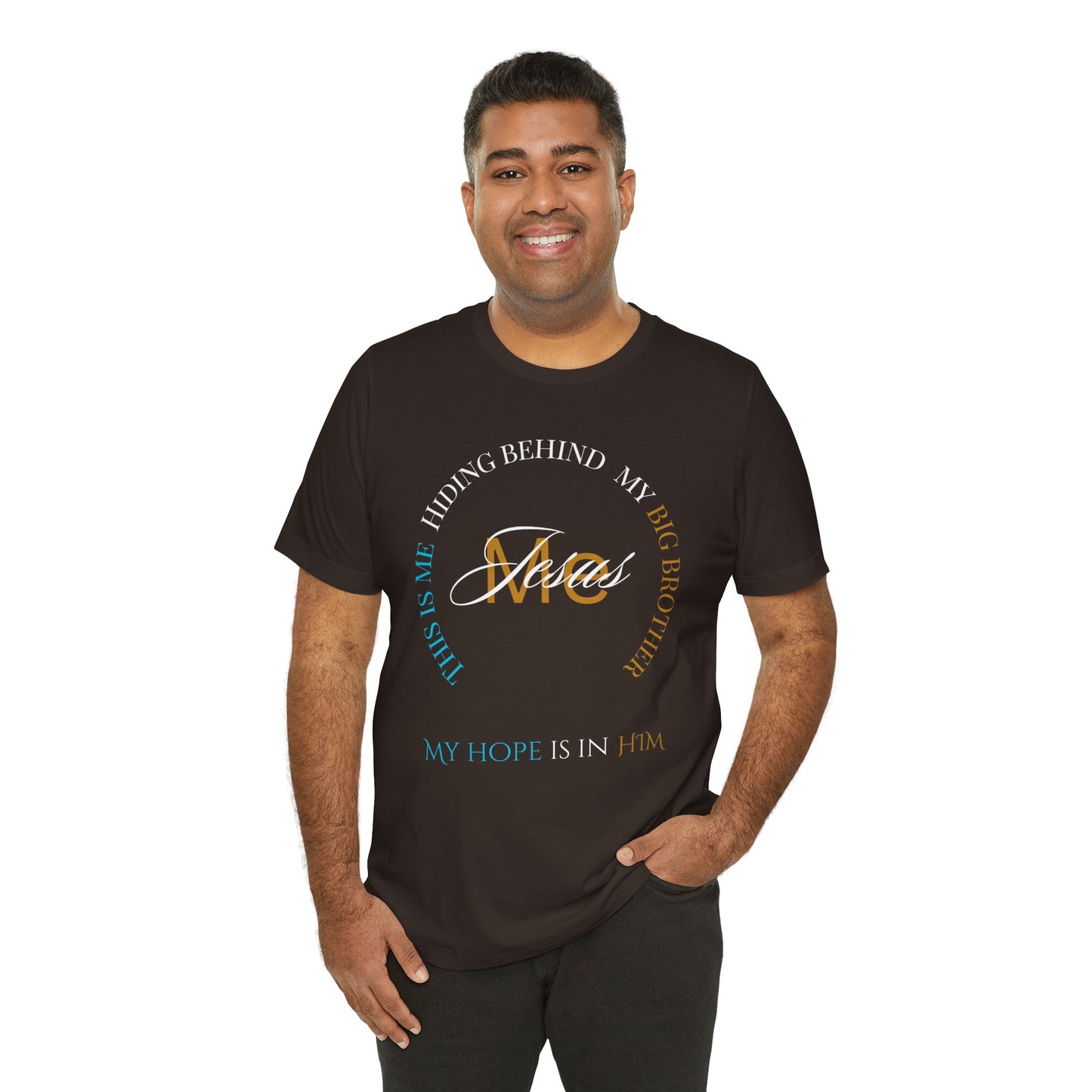 Jesus and Me unisex jersey short sleeve T-shirt -Dark