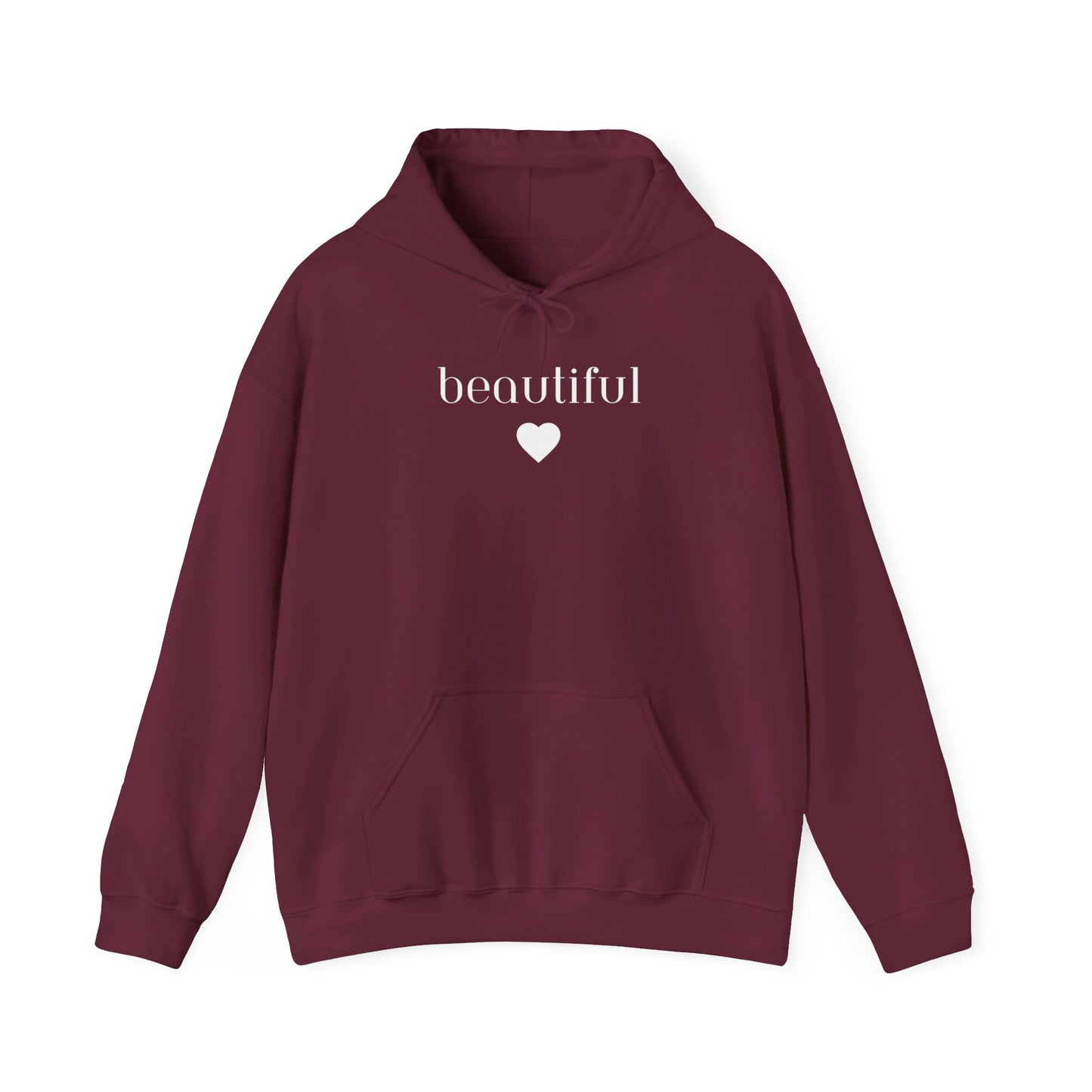 Beautiful- Unisex Heavy Blend™ Hooded Sweatshirt- Dark