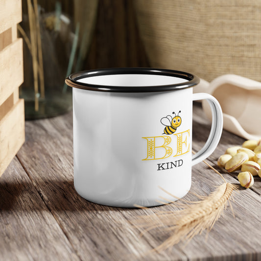 Be Kind- Enamel Camp Cup- BPA and lead free 12oz (0.35 l)