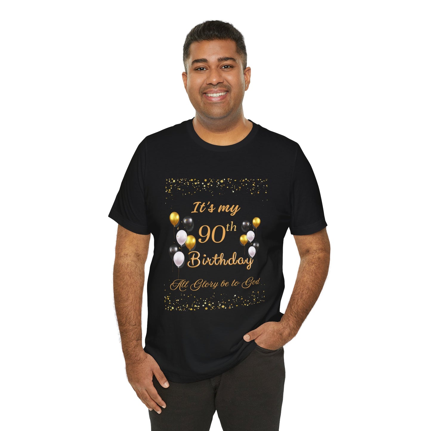 Happy Birthday Unisex Jersey Short Sleeve Tee