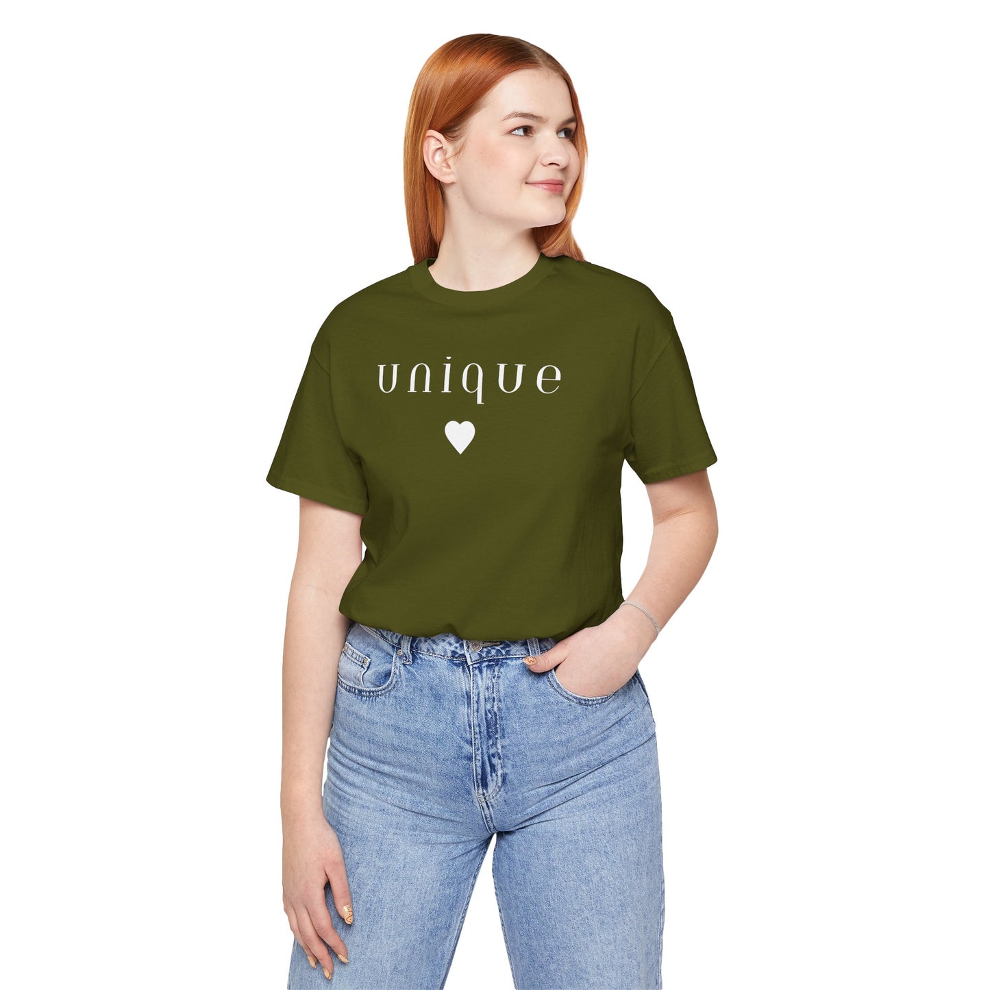 Unique- Unisex Jersey Short Sleeve Tee- Dark