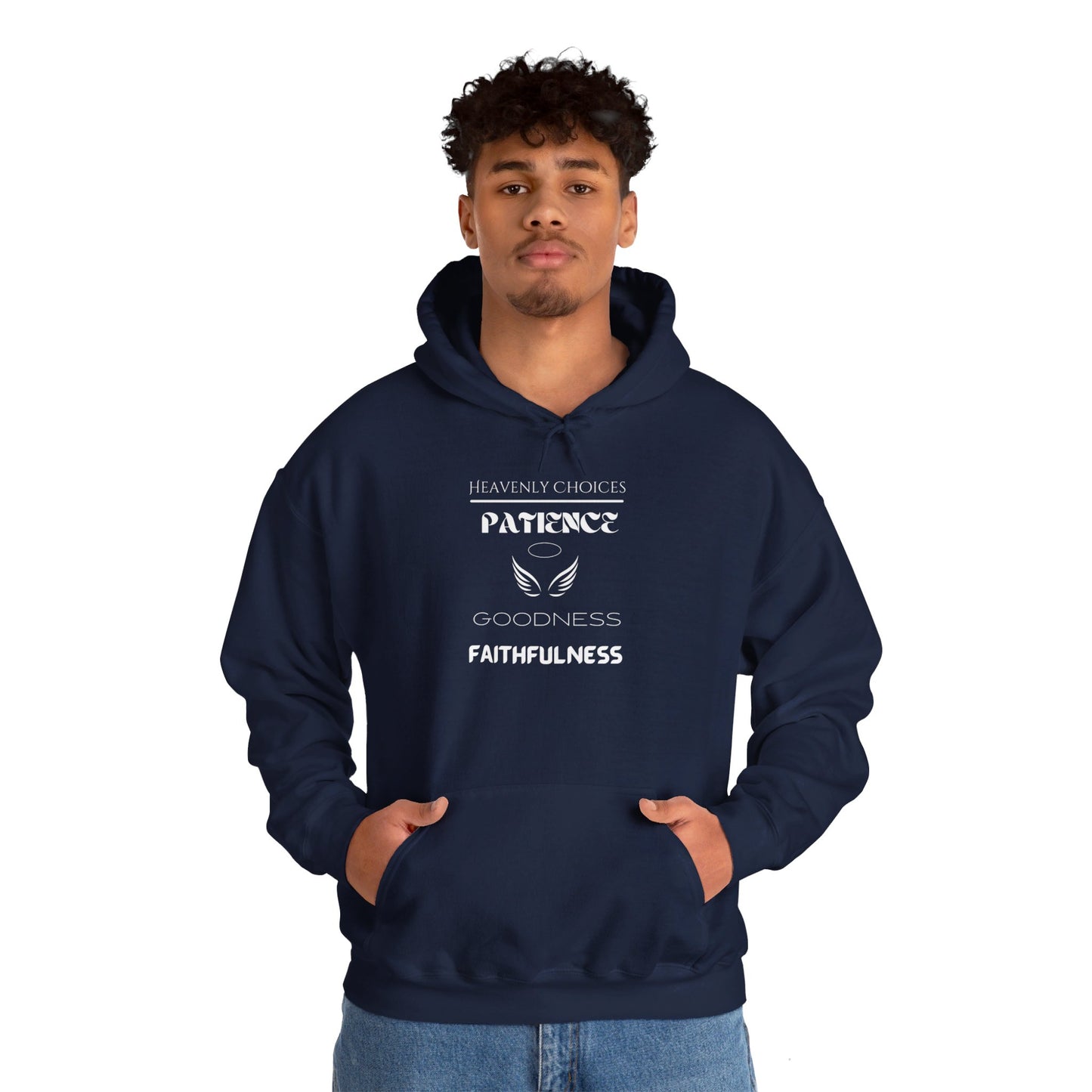 Heavenly Choices- Dark Patience- Hooded Sweatshirt