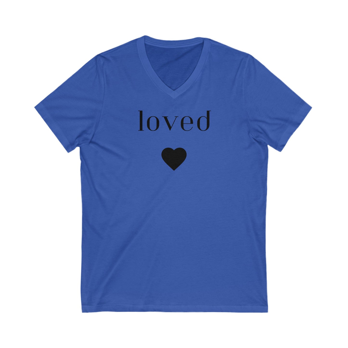 Loved custom V-neck t-shirts