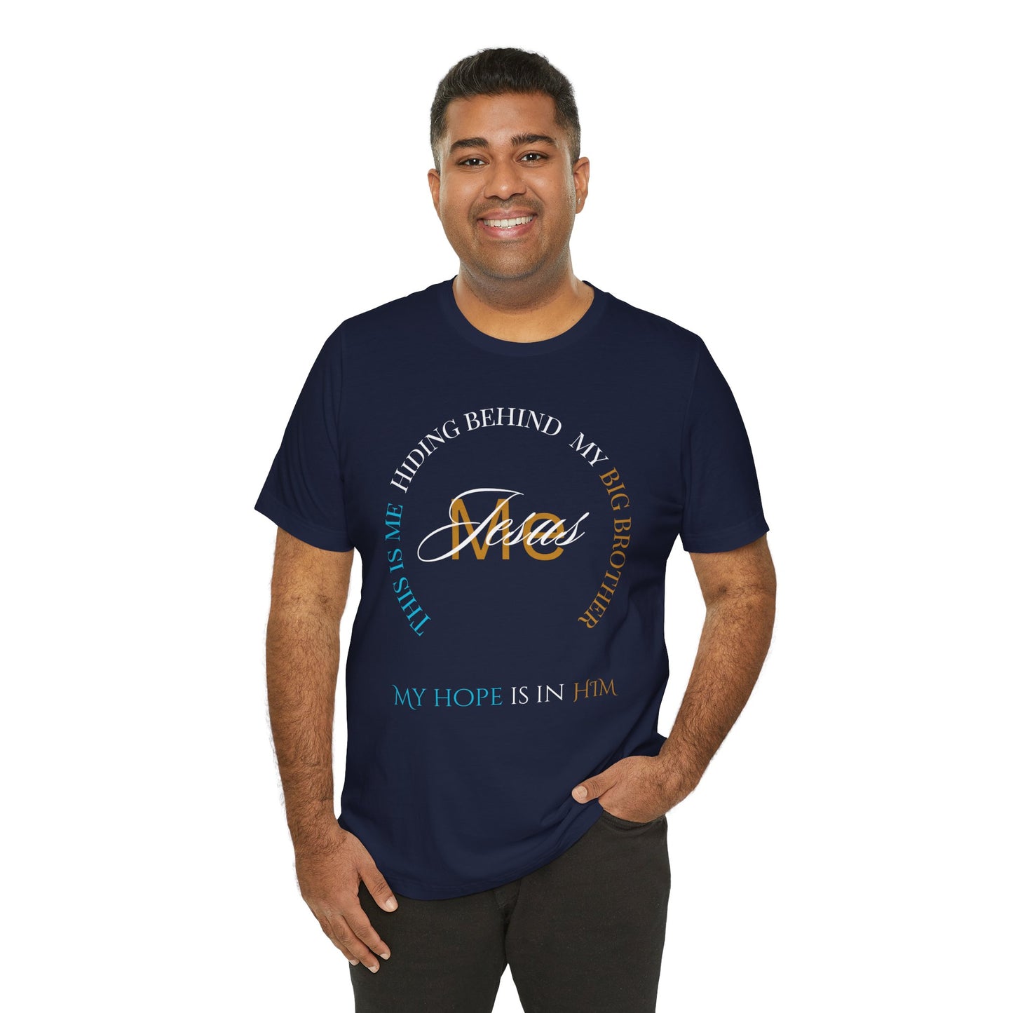 Jesus and Me unisex jersey short sleeve T-shirt -Dark